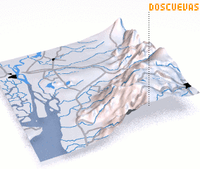 3d view of Dos Cuevas