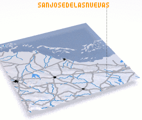 3d view of San José de las Nuevas