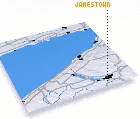 3d view of Jamestown