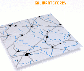 3d view of Galivants Ferry