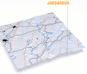 3d view of Jordan Run