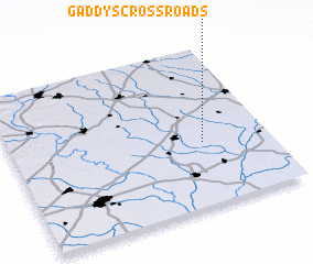 3d view of Gaddys Crossroads