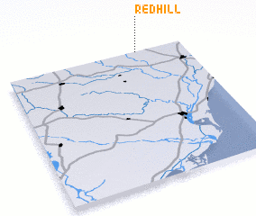 3d view of Red Hill