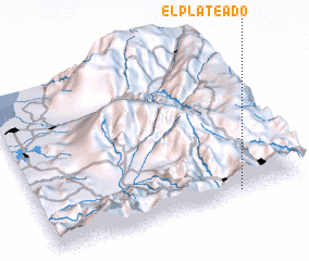 3d view of El Plateado