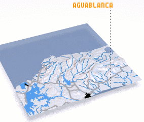 3d view of Agua Blanca