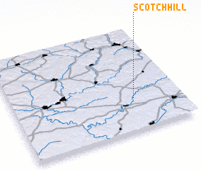 3d view of Scotch Hill