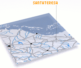 3d view of Santa Teresa