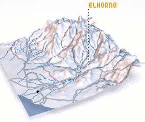 3d view of El Horno