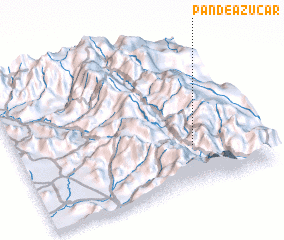 3d view of Pan de Azúcar