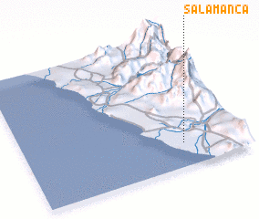 3d view of Salamanca