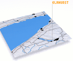 3d view of Elmhurst