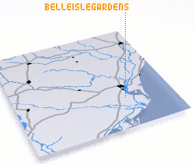 3d view of Belle Isle Gardens