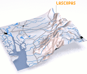 3d view of Las Copas