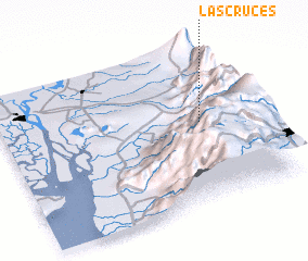 3d view of Las Cruces