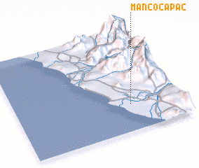 3d view of Manco Cápac