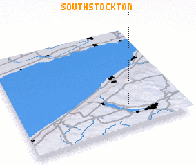 3d view of South Stockton