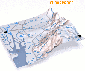 3d view of El Barranco