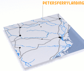 3d view of Peters Ferry Landing