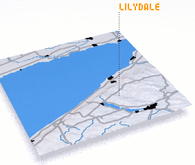 3d view of Lily Dale