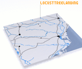 3d view of Locust Tree Landing