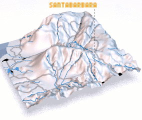 3d view of Santa Bárbara