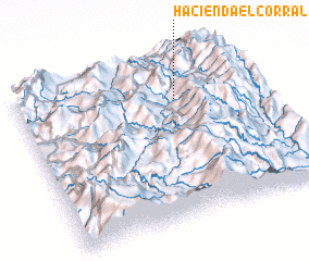 3d view of Hacienda El Corral