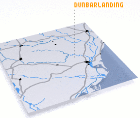 3d view of Dunbar Landing