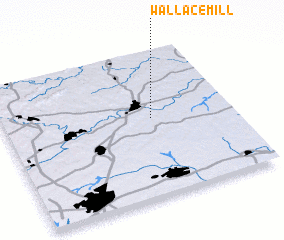 3d view of Wallace Mill