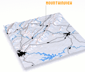 3d view of Mountain View