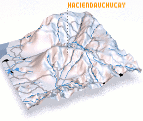 3d view of Hacienda Uchucay