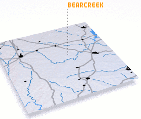 3d view of Bear Creek