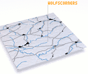 3d view of Wolfs Corners