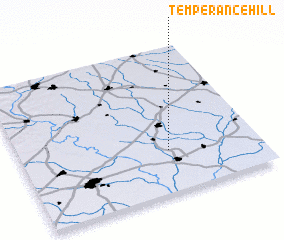 3d view of Temperance Hill