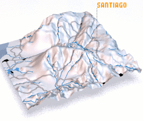 3d view of Santiago