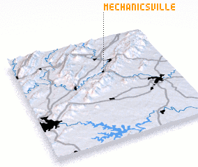 3d view of Mechanicsville