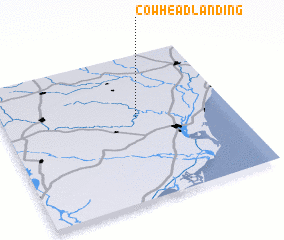 3d view of Cow Head Landing