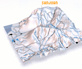 3d view of San Juan