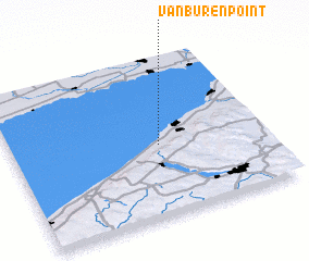 3d view of Van Buren Point