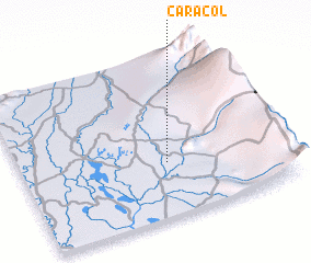 3d view of Caracol