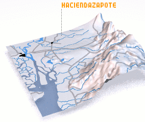 3d view of Hacienda Zapote