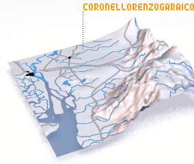 3d view of Coronel Lorenzo Garaicoa