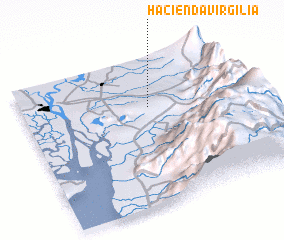 3d view of Hacienda Virgilia