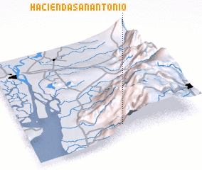 3d view of Hacienda San Antonio