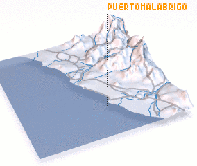 3d view of Puerto Malabrigo