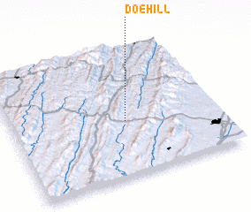 3d view of Doe Hill