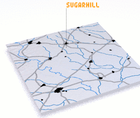 3d view of Sugar Hill