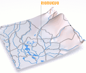 3d view of Río Nuevo