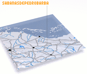 3d view of Sabanas de Pedro Barba