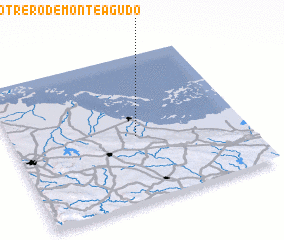 3d view of Potrero de Monteagudo