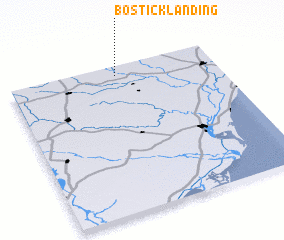 3d view of Bostick Landing